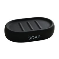 Jabonera Orange Rubber Negro