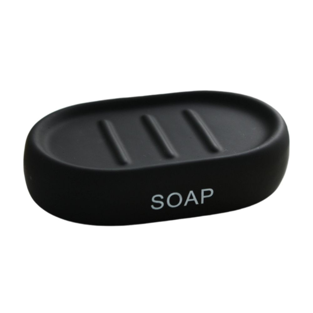Jabonera Orange Rubber Negro