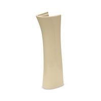 Pedestal de Loza Trebol Universal Vitrificado Beige de 68cm