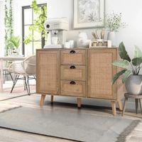 Aparador Moderno Patricia Marrón Claro R&R MUEBLES
