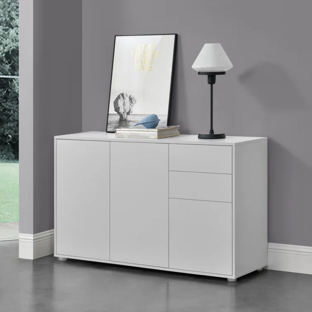 Aparador Moderno Tokisaki Blanco R&R MUEBLES