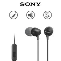 Audífonos In Ear Sony Mdr-Ex15ap con Micrófono Negro