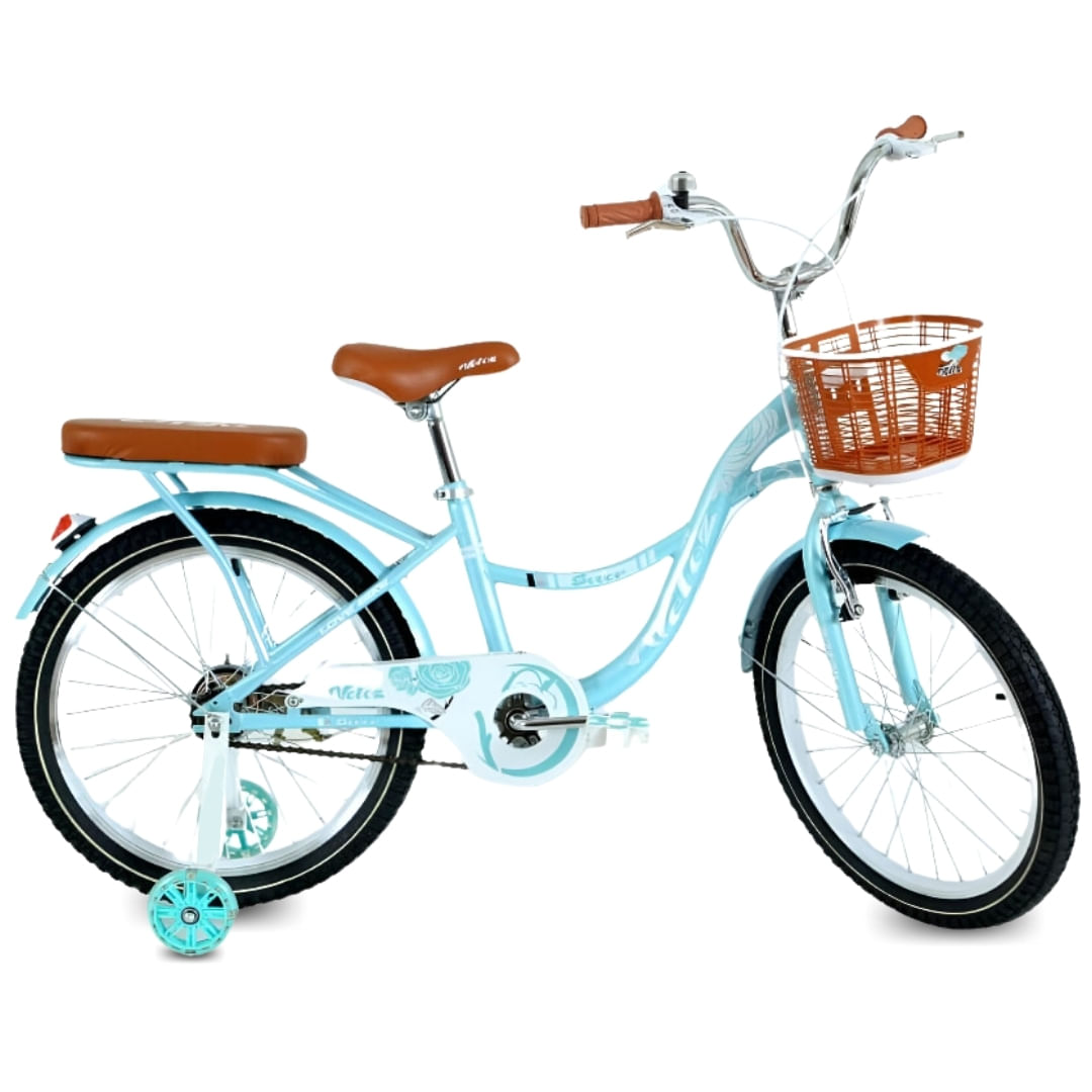 Bicicleta Para Niña Aro 16 Lady Turquesa