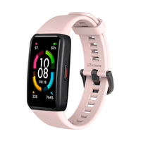 Correa de silicona para Honor Band 6 rosado