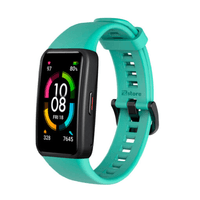 Correa de silicona para Honor Band 6 verde turquesa