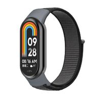 Correa nylon para miBand 8 gris con plomo
