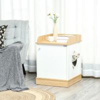 Mueble para Gatos Mish color Blanco/Duna TU MESITA