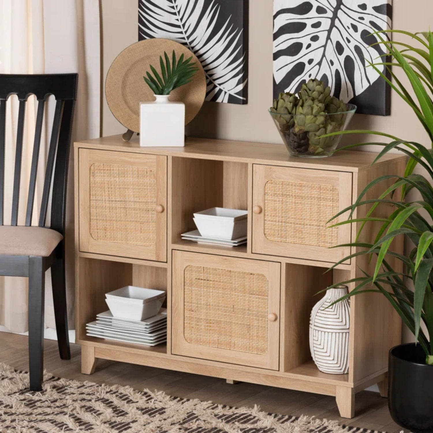 Aparador Moderno Kam 3 Puertas R&R MUEBLES