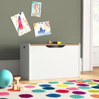 Baúl Clásico para Niños Bimbo color Blanco/Marrón TU MESITA