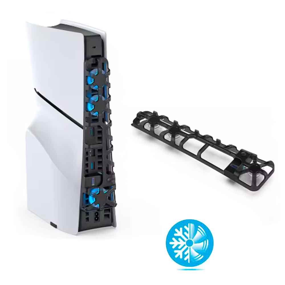 Cooler para PS5 Slim con Lector y Digital con 3 velocidades, luces, db