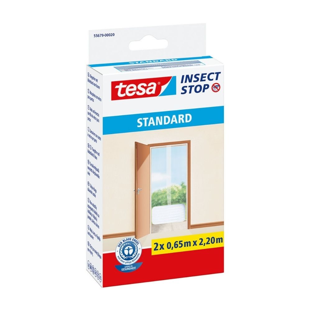 Malla Mosquitera Tesa Standard de Poliéster Blanca 0.65x20m