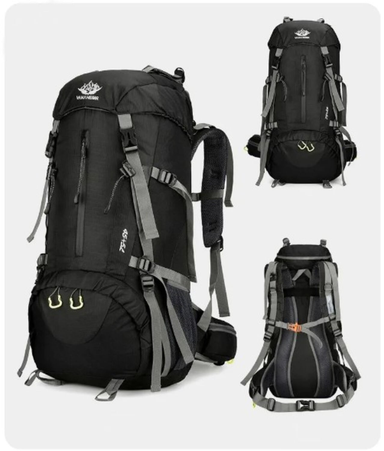 Mochila Para Camping Trekking 50 Litros Deportes Senderismo Viajar Montañismo Impermeable