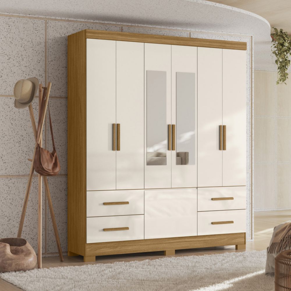 Ropero Rom 7 Puertas 4 Cajones