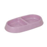 Plato Doble Ligero Petmate Tamaño Pequeño 7 Oz