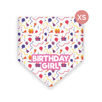 Bandana para mascotas Bandydog! Birthday girl XS