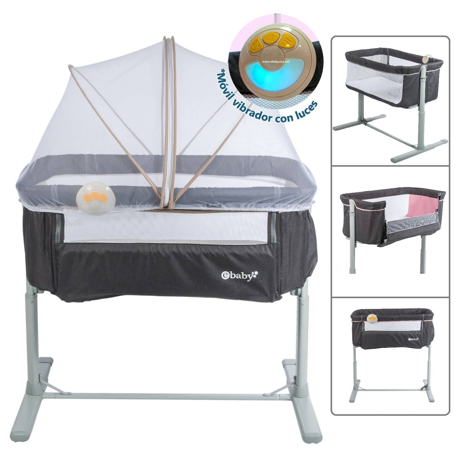 Cuna Colecho Ebaby Tami EB756 Beige