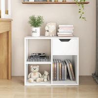 Estante Librero Organizador Nicola 1 Cajón R&R MUEBLES