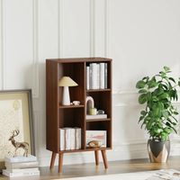 Estante Librero Vintage Velarde Marrón 50 cm R&R MUEBLES