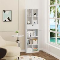 Estante Moderno Shiroko Blanco R&R MUEBLES