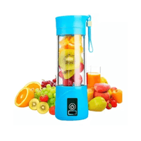 Licuadora Portátil Recargable Celeste