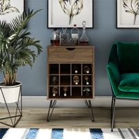 Mueble de Bar Moderno Soa Marrón R&R MUEBLES