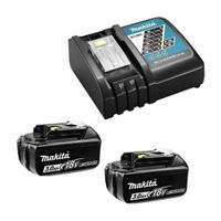2 Baterías 18v 3ah Bl 1830b + Boostcharger Makita
