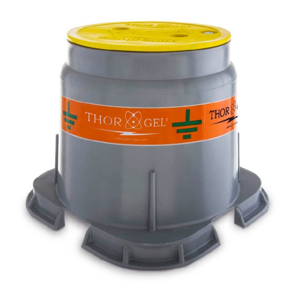 Caja de registro con tapa amarilla gel Thor