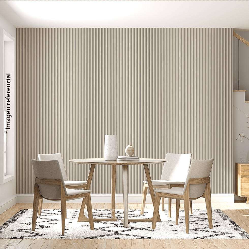 Wall Panel por Unidad para Interior Concavace Color Bartolino Decorplas