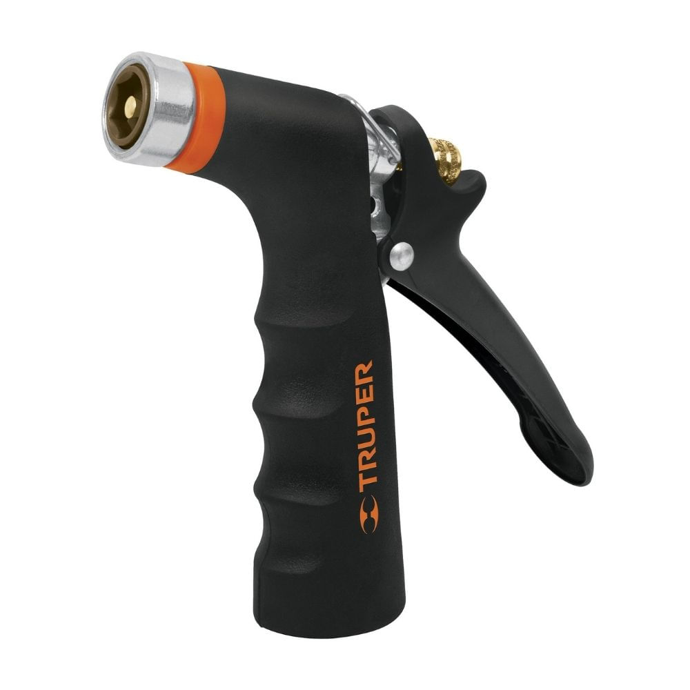 Pistola para Riego de 2 Funciones Met con Recubrimiento Truper