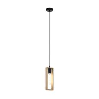 Lámpara colgante Littleton Negro E27 Eglo