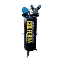 Compresora 80gl Motor 3HP Cabezal 2 Pistones Colfersa