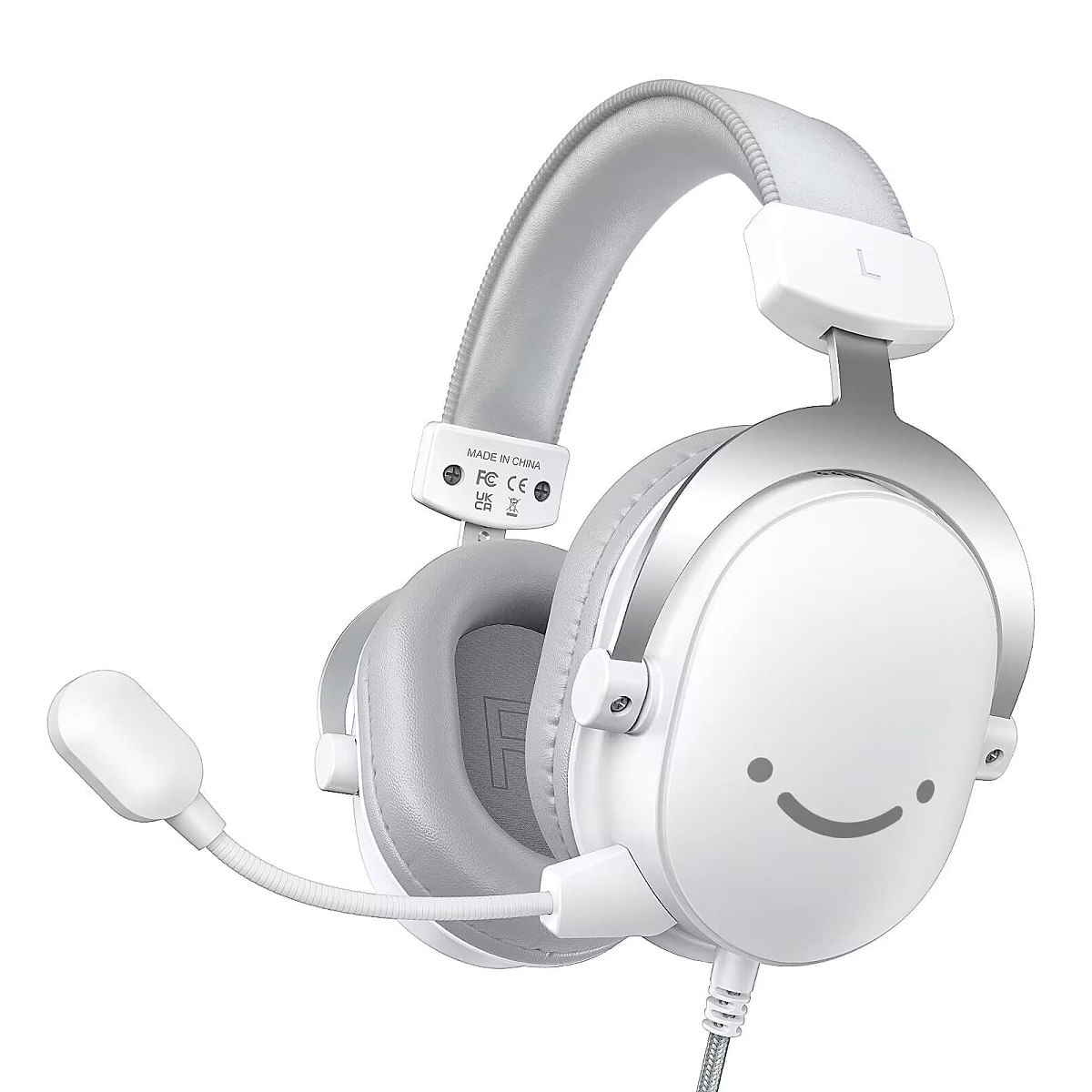 Audífono Fifine Ampligame H9 Surround Sound 7.1 Blanco