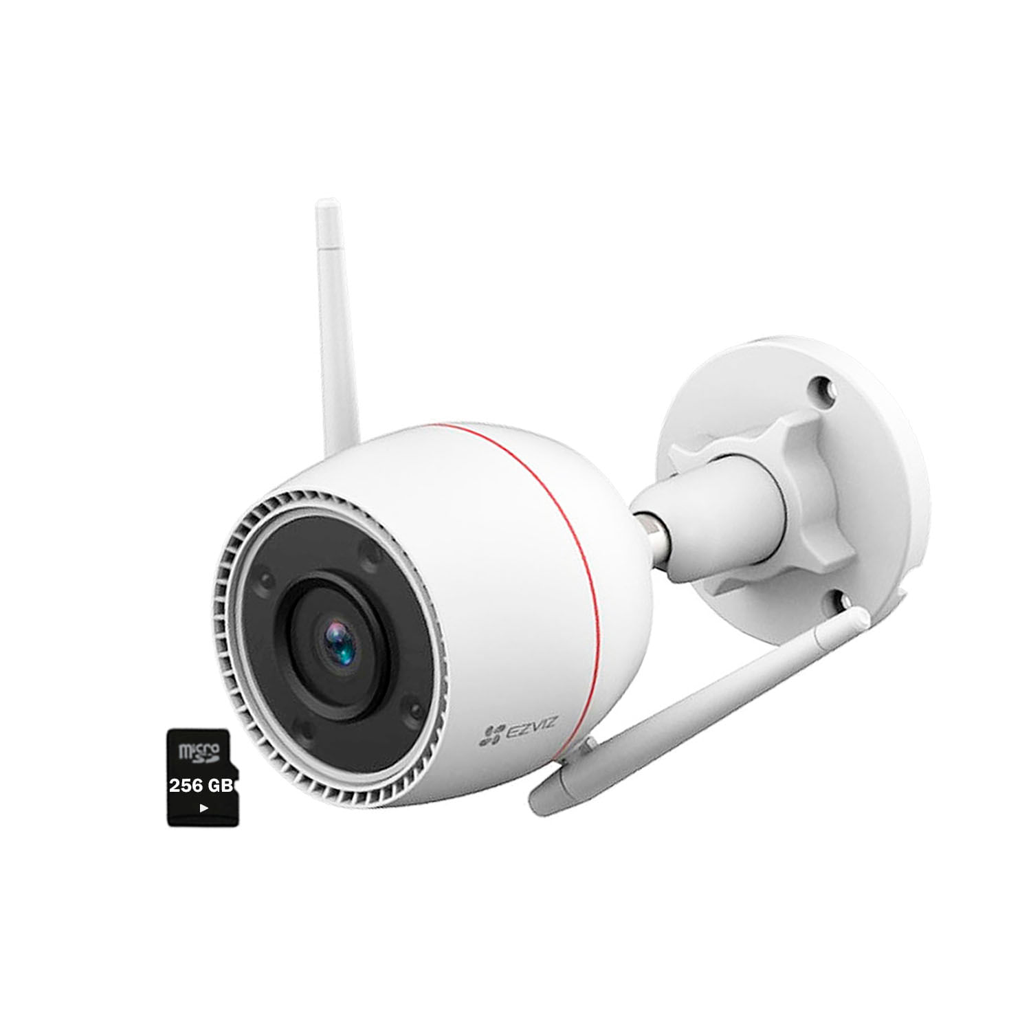 Cámara Seguridad Wifi H3c 3mp Ezviz Ip67 Noche Color Micro Sd 256gb
