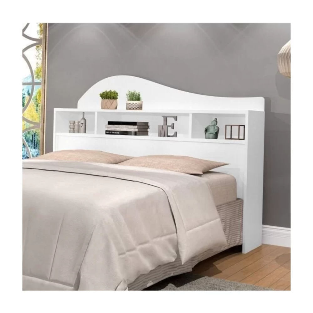 Cabecera de Cama Irlanda color Blanco 1.5 plaza TU MESITA
