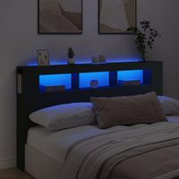 Cabecera Moderna Malú con luz LED color negro TU MESITA