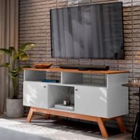 Mesa de TV Clásica Ximena color Blanco TU MESITA 2 puertas