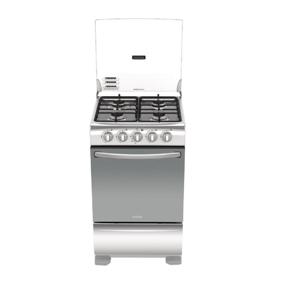 Cocina De Pie A Gas Mabe 4 Hornillas TX5110P1 Gris - Promart