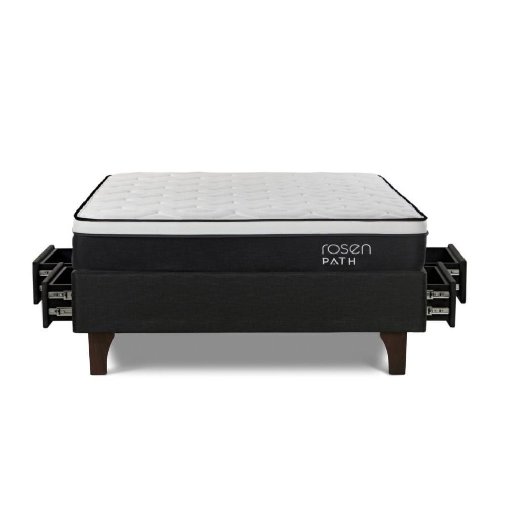 Cama con Cajones Path 2 Plazas Grafito