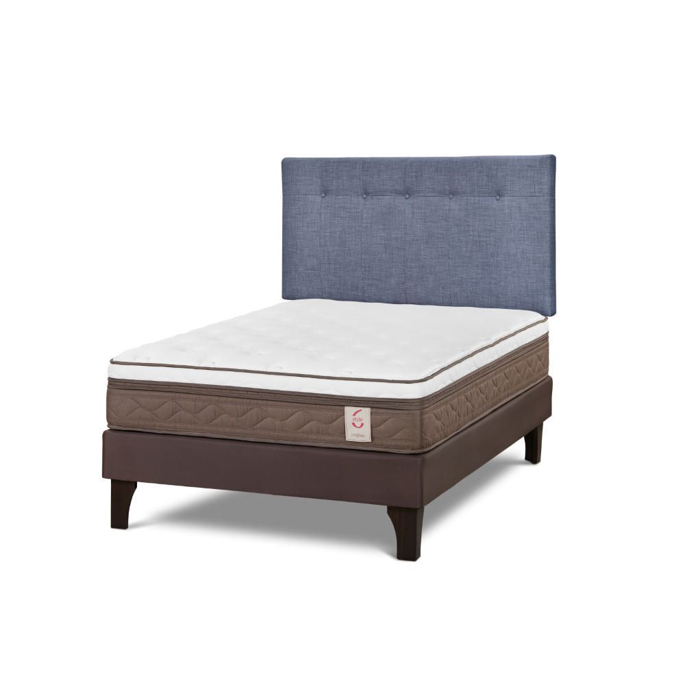 Dormitorio Europeo NS6 2 Plazas + Respaldo N.Bennet Denim