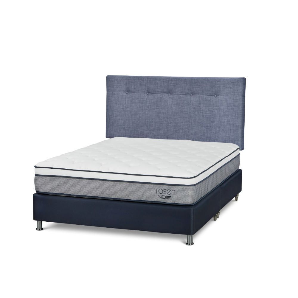 Dormitorio Americano Indie King + Respaldo N.Bennet Denim