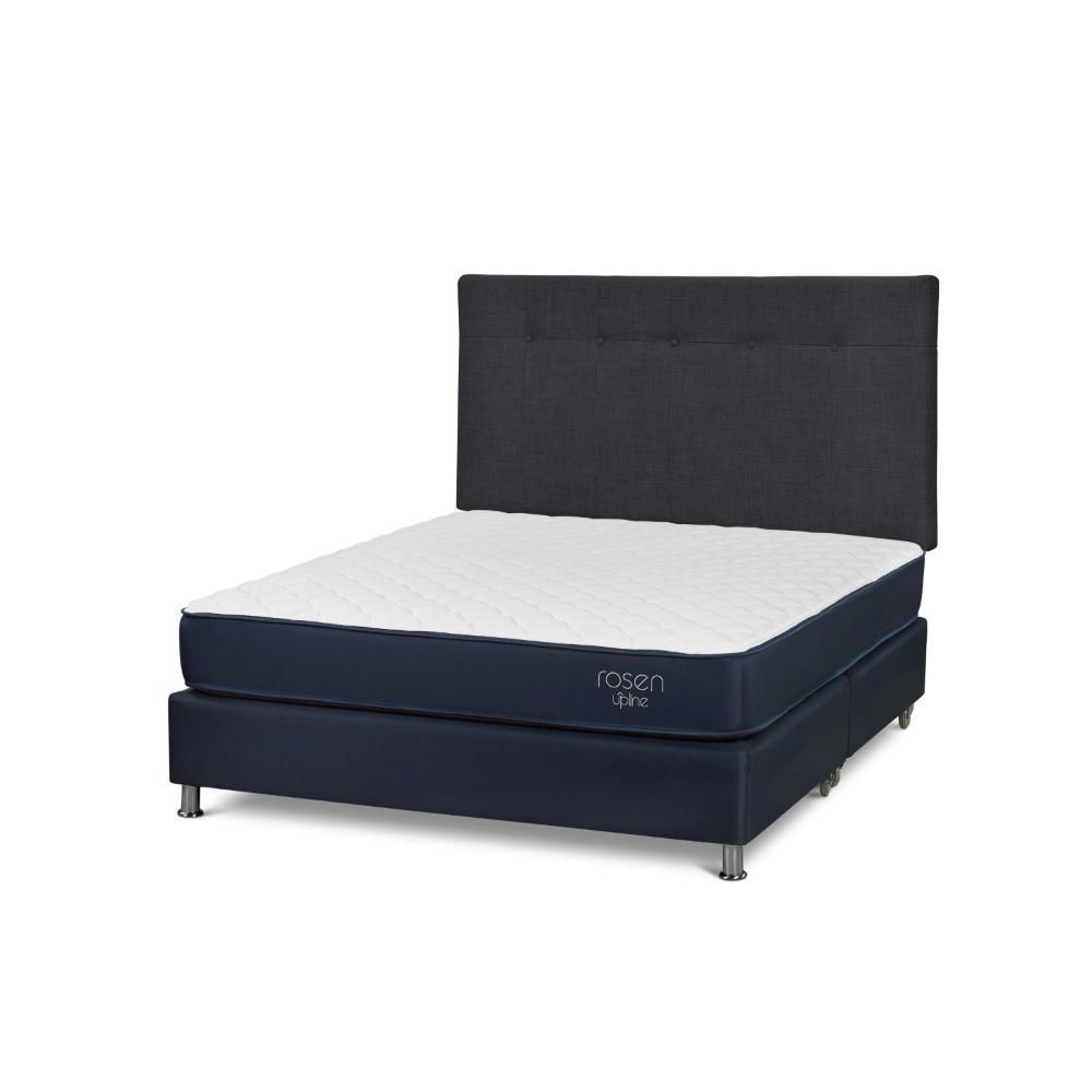 Dormitorio Americano Upline King + Respaldo N.Bennet Grafito