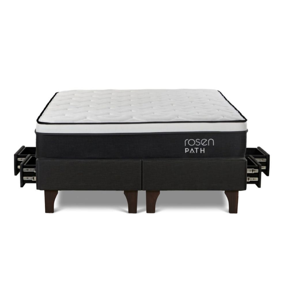 Cama con Cajones Path Queen Grafito