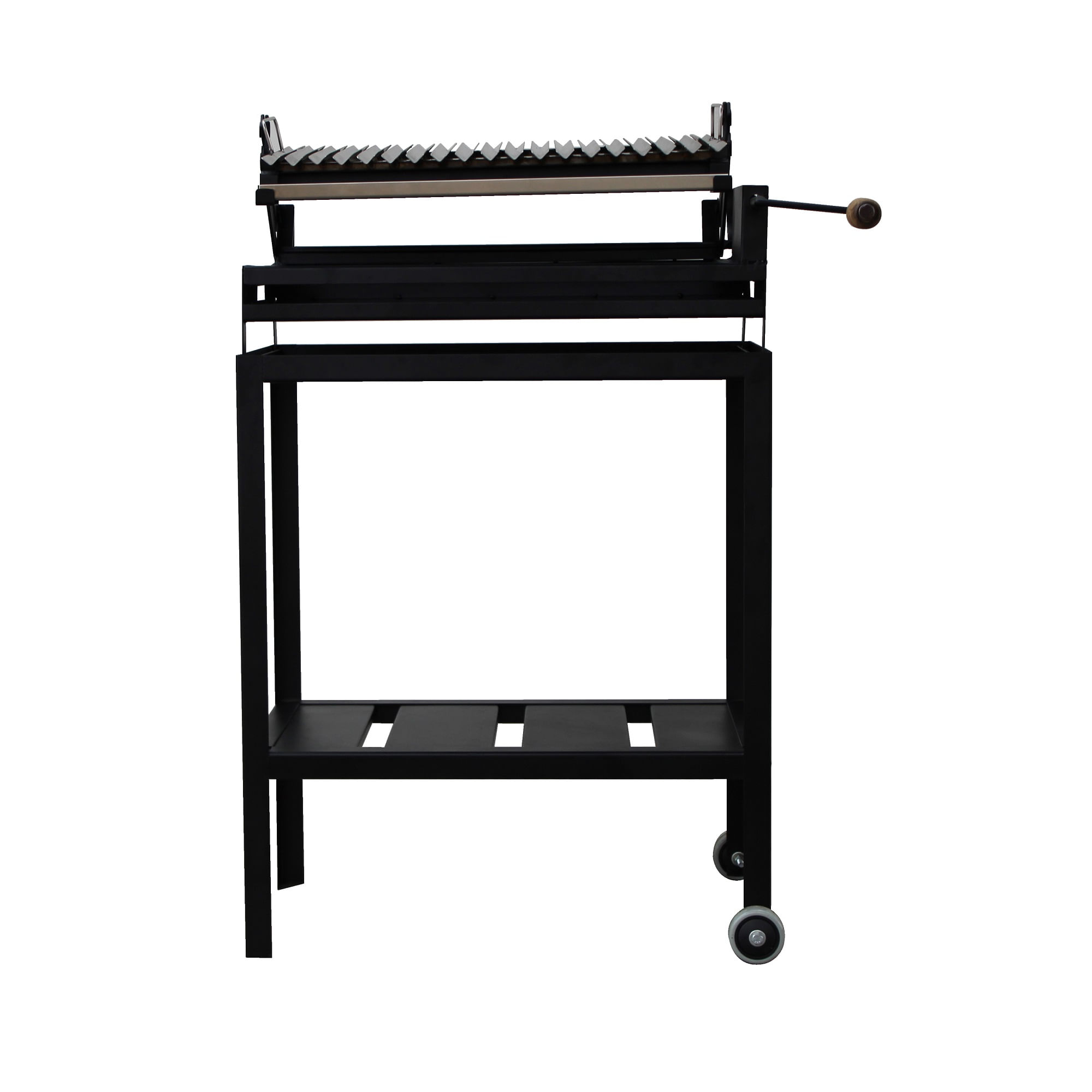 Parrilla Inoxidable Graduable Triflex con ruedas