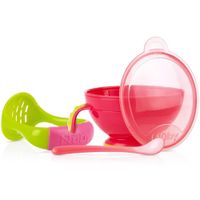 Bowl Para Papilla Nuby Garden Fresh Rosado