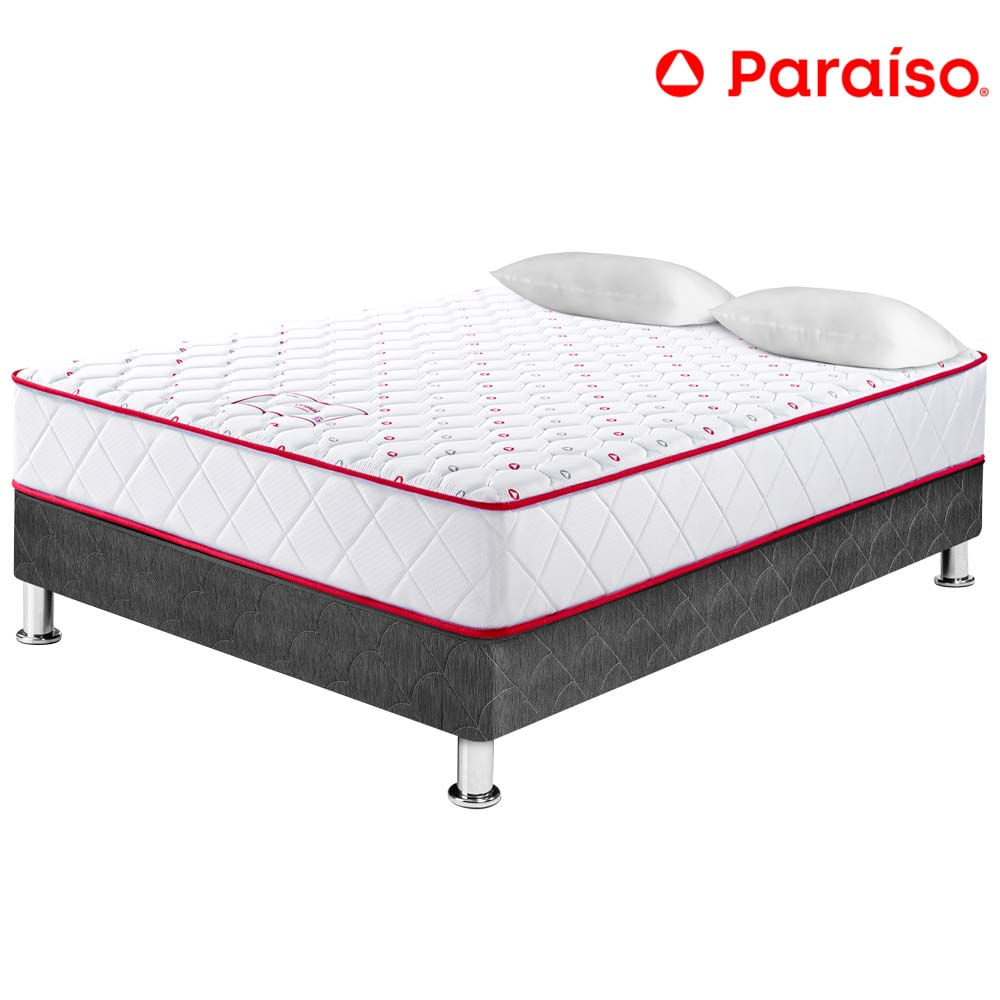 Cama PARAISO Consul 2 Plz + 2 Almohadas + Protector