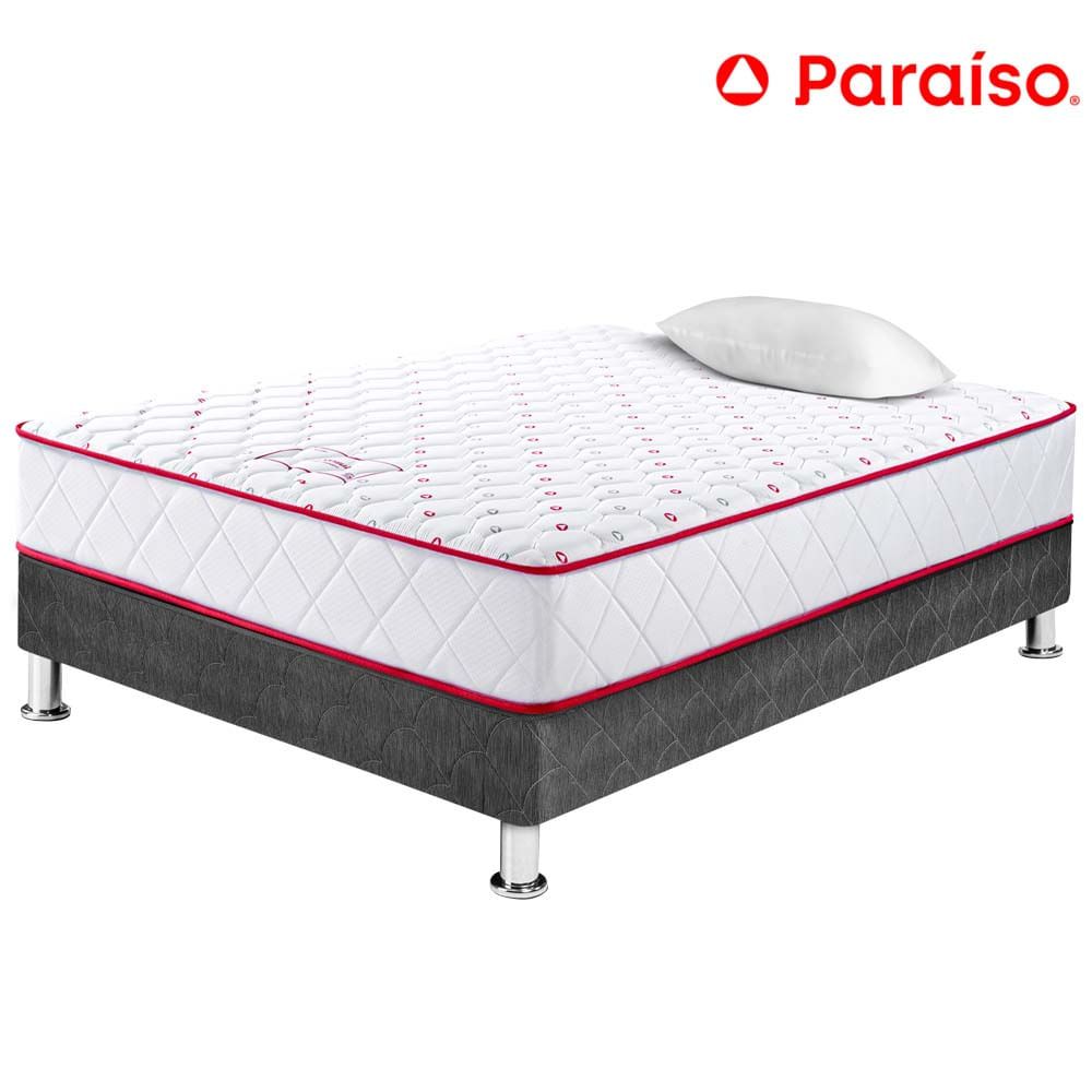 Cama PARAISO Consul 1.5 Plz +1 Almohada + Protector