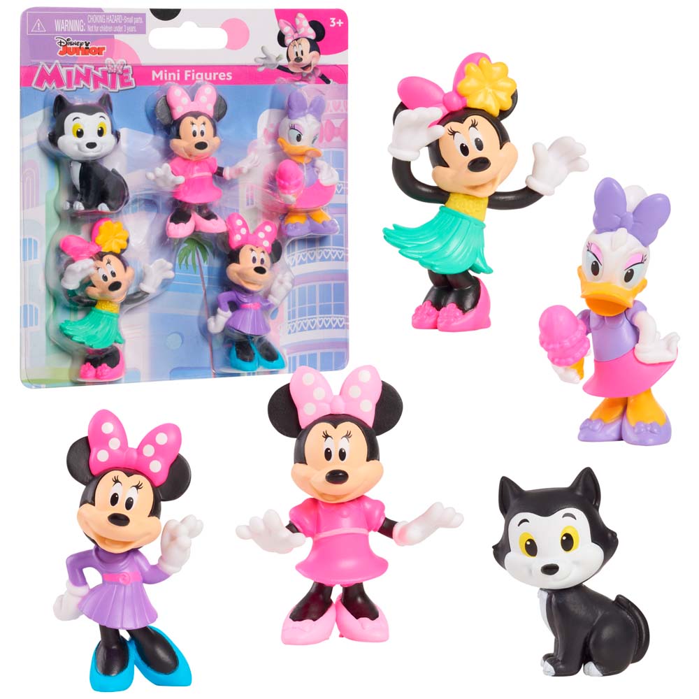 Figura de Acción MINNIE MOUSE Minnie 5 Pack Figure 88044 - Promart