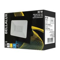 Reflector LED 30W Luz Fría Bellalux Negro Diseño Ultrafino