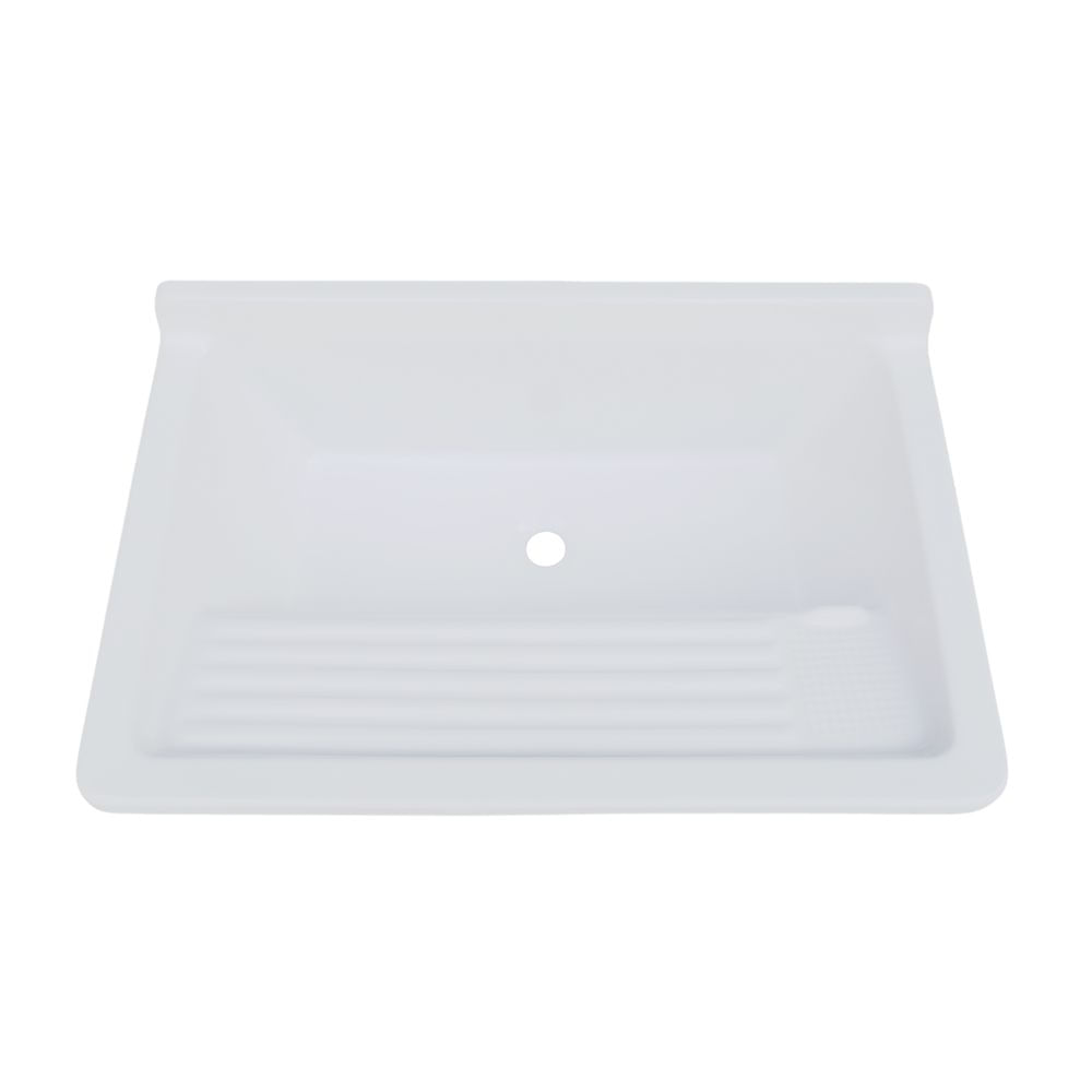 Lavadero de Ropa FM2024 Fibra Vidrio 80x50cm Blanco Future Marble