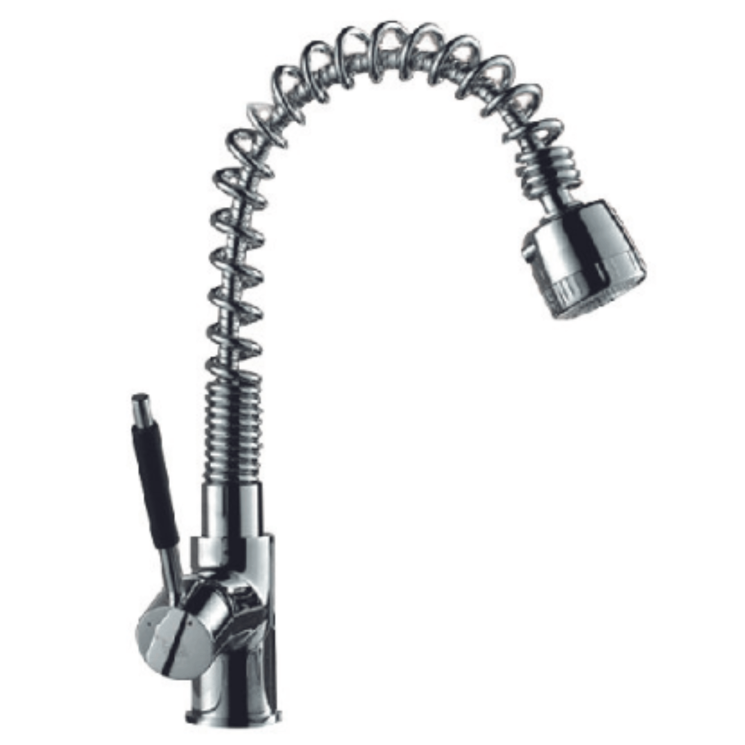 Grifería Monocomando resorte de cocina  M01097 Bronce